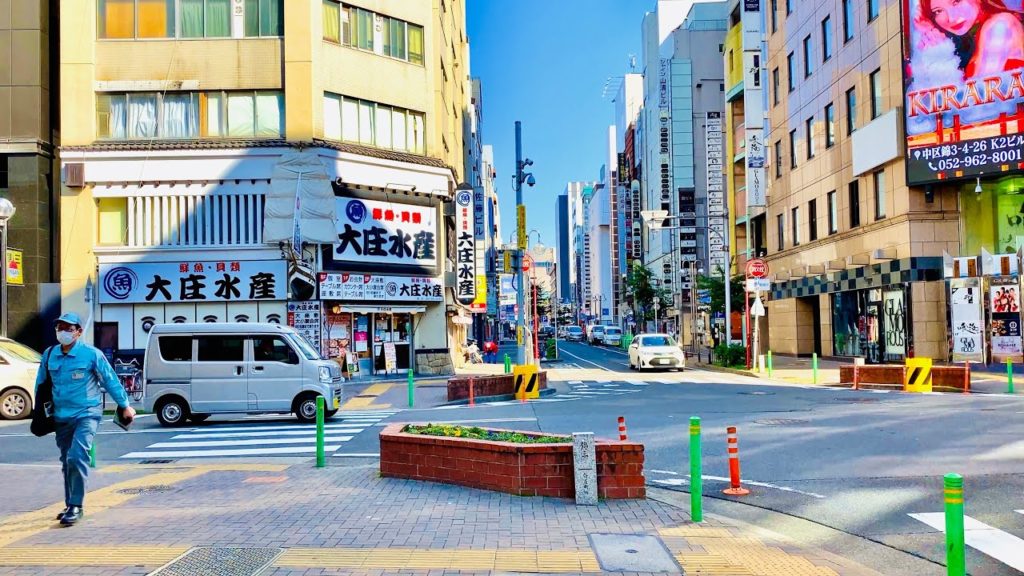 【4K】Japan Walking Tour - Relaxing Walk at Nagoya, Aichi