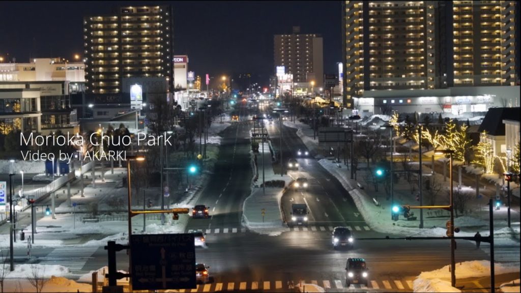 盛岡中央公園 (SONY α7RⅢ 4K Slog-2)MOZA AirCross 2