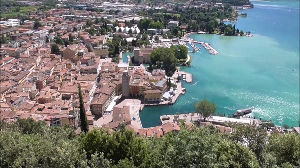 Walking up to Castle Bastion Riva Del Garda