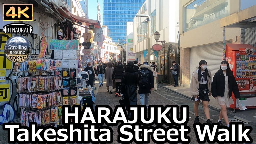 HARAJUKU Takeshita Street Walking Tour - 4K Tokyo Japan
