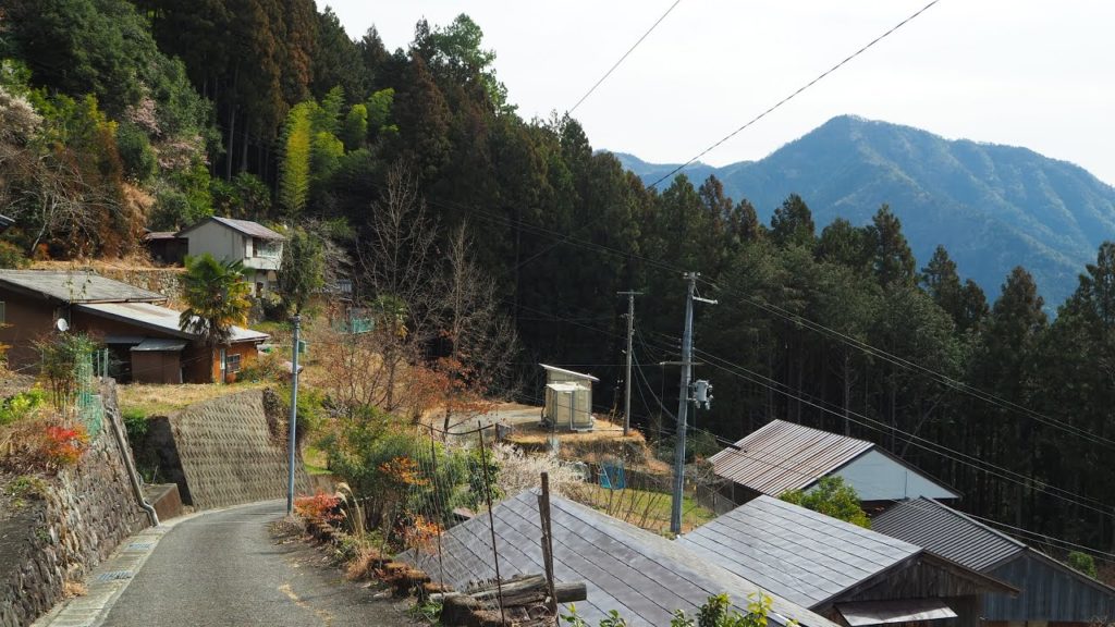 十津川村奥の山上にある小森集落【傾斜地の限界集落】（奈良県十津川村小森）Totsukawa Komori,Nara Japan