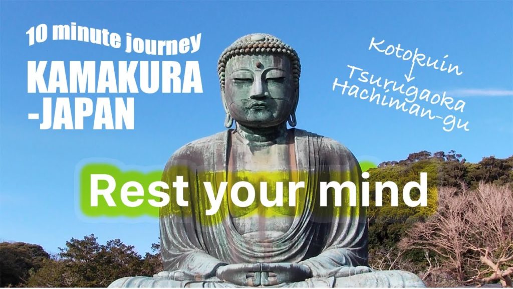 【KAMAKURA】Popular spots in Japan. healing.Daibutsu.【JAPAN】