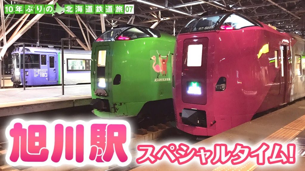旭川駅に特急が集結！カラフルなスペシャルタイム！☆北海道鉄道旅07【北海道2020-07】