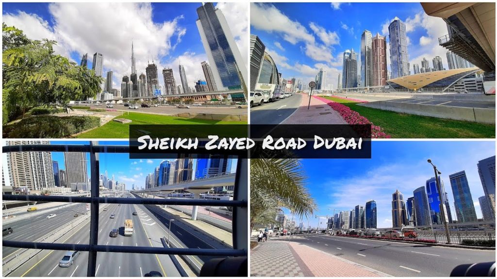 Sheikh Zayed Road, Dubai Walking Tour | المشي في شارع الشيخ زايد دبي