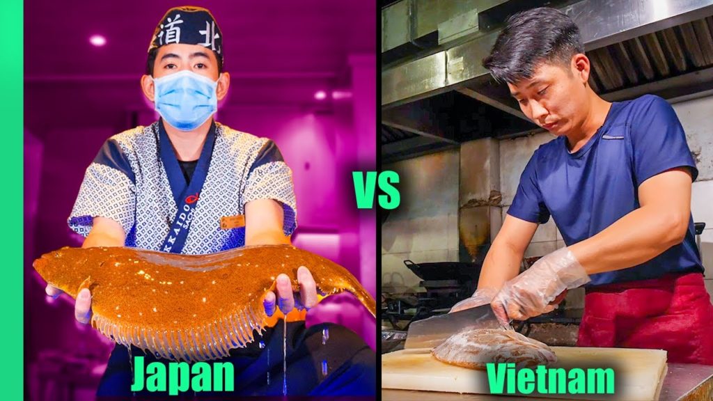 Bizarre FLATFISH Challenge!!! | JAPANESE CHEF Vs VIETNAMESE CHEF Bizarre FLATFISH Challenge!!! | JAPANESE CHEF Vs VIETNAMESE CHEF