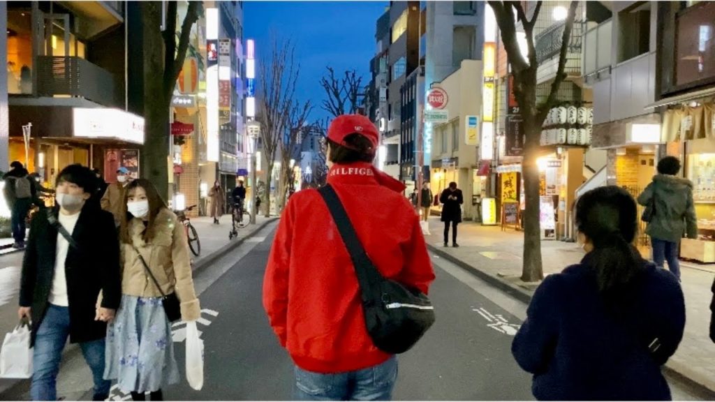 【4K】Tokyo Evening Walk - Kagurazaka (Feb.2021)