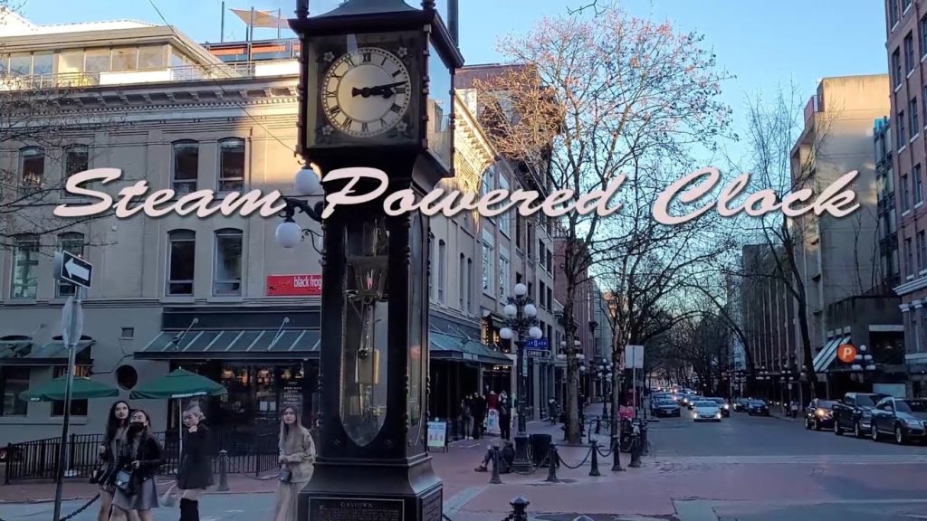Vancouver Canada Walking Tour | Historic GASTOWN | Vintage STEAM Clock