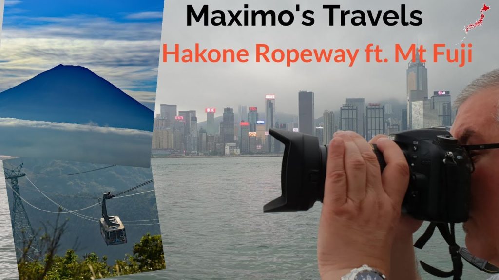 Hakone Ropeway ride with view of Mt Fuji