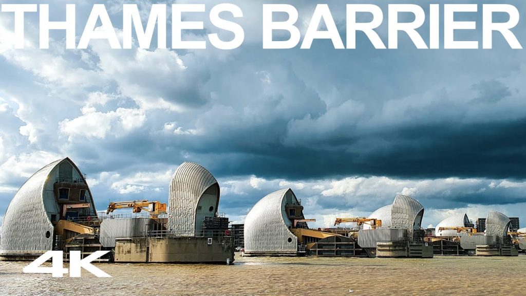 2020 POST LOCKDOWN LONDON THE THAMES BARRIER WALK CITY TOUR 4K: AMAZING PIECE OF CIVIL ENGINEERING