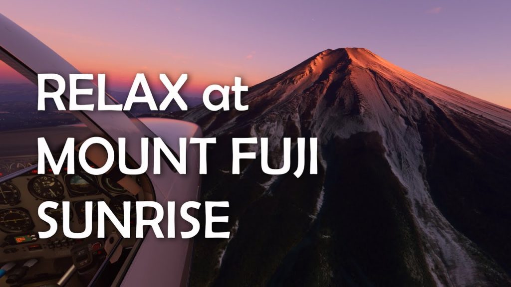 Lofi Remix Relax at Mount Fuji Sunrise
