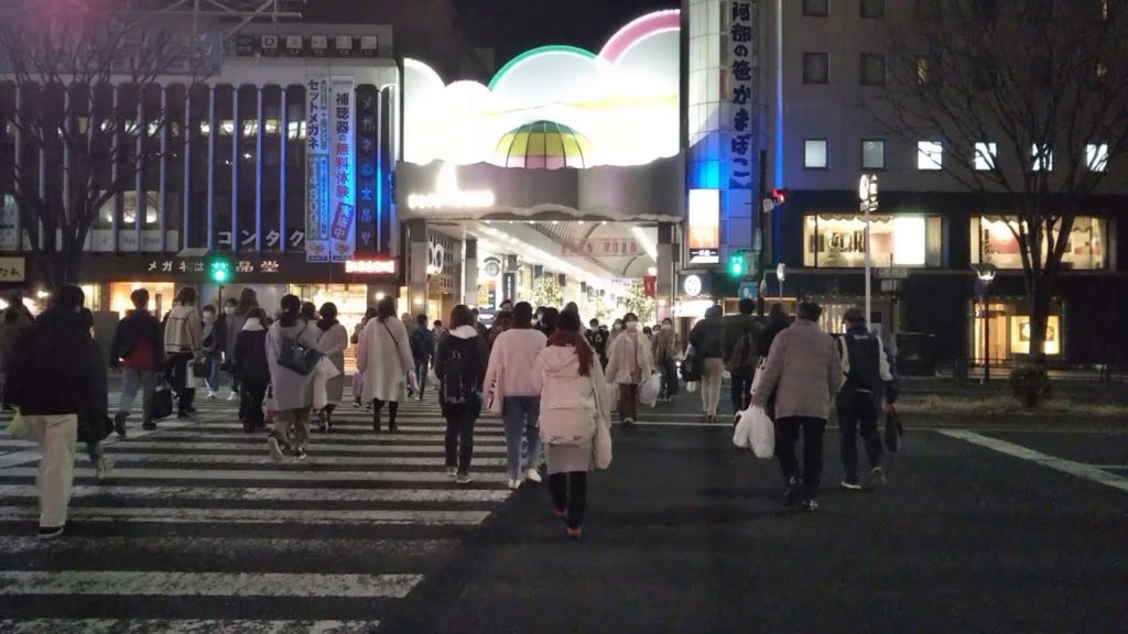 MOST BEAUTIFUL CITY IN JAPAN, SENDAI CITY, SHOPPING STREET 2