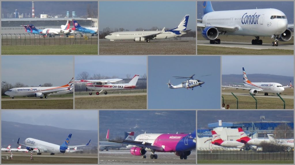 Bratislava airport planespotting - January & February 2021
