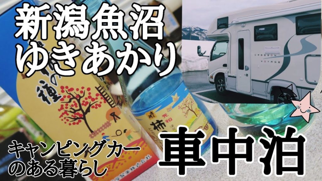 車中泊 越後湯沢ぶらり街歩きと道の駅魚沼ゆきあかり キャンピングカーのある暮らし
