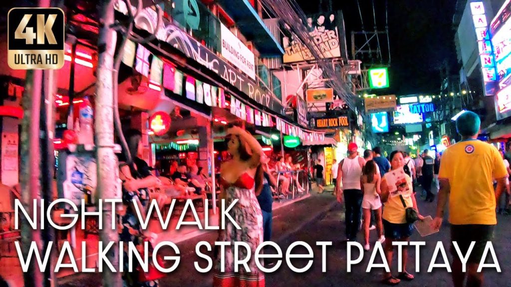 pattaya walking street walk at Night 4K | Pattaya Travel Night Walk 14 | 파타야 워킹스트리트 광란의 밤