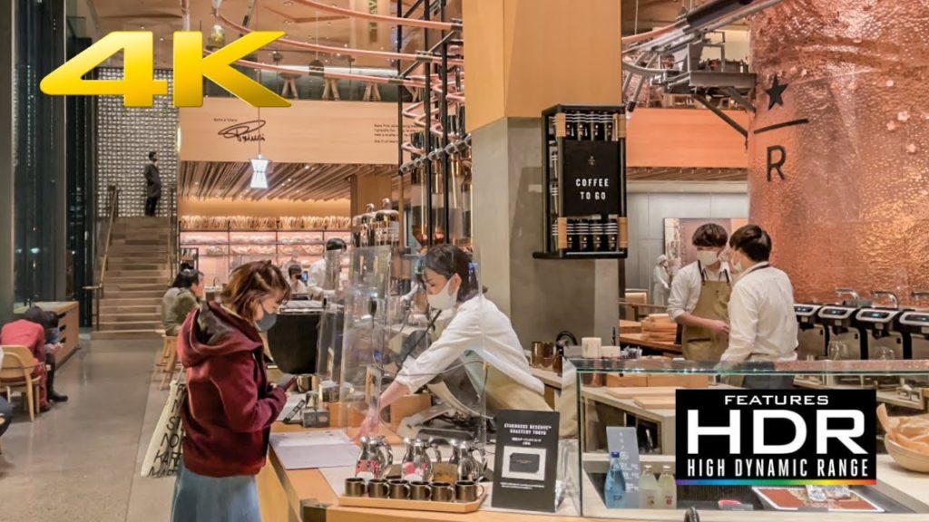 ☕ [4K HDR] Starbucks Reserve Roastery In Nakameguro | Most Beautiful Cafe in Tokyo? 🤩