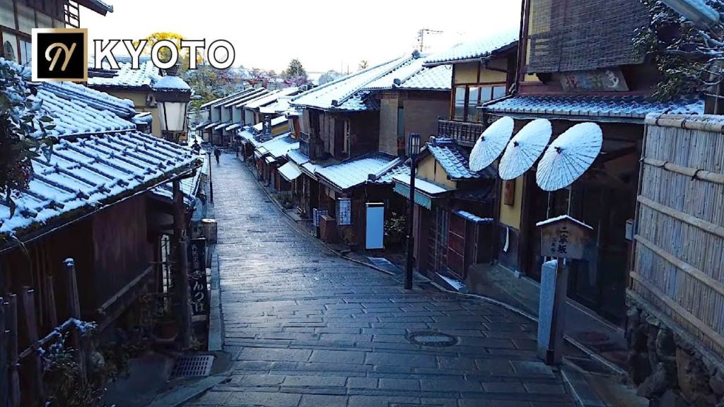 【KYOTO】Ninenzaka-Sannenzaka Walking Tour in Japan  早朝の二年坂・三年坂を歩いてみた。교토 산책【4K】