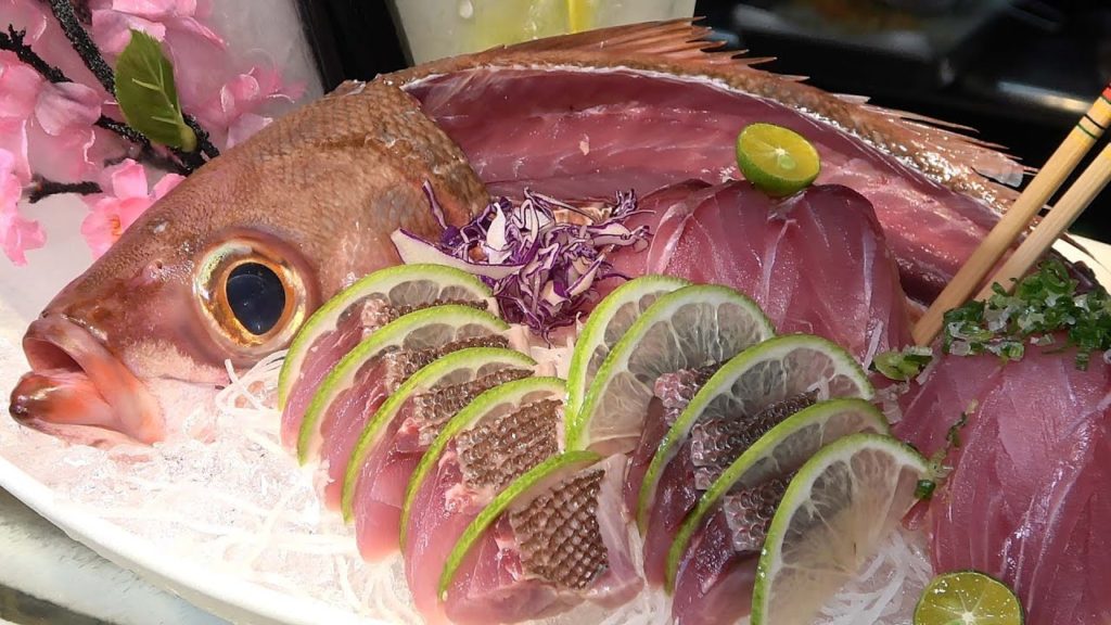 Japanese Rubyfish Sashimi - Taiwanese seafood