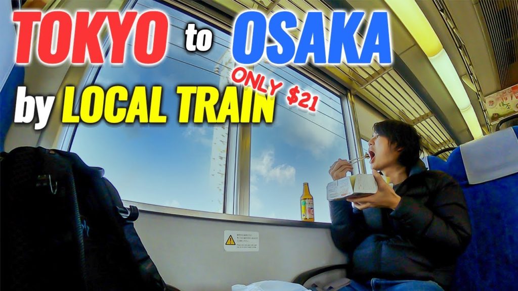 [10 Hrs but ONLY $21] Tokyo to Osaka by Local Train, Auto Heat Up Station Bento #285