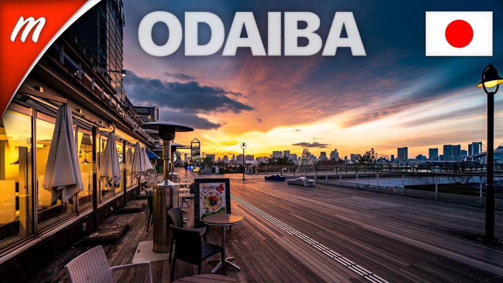 Stunning Sunset from Odaiba Marine Park - TOKYO WALKING TOURS
