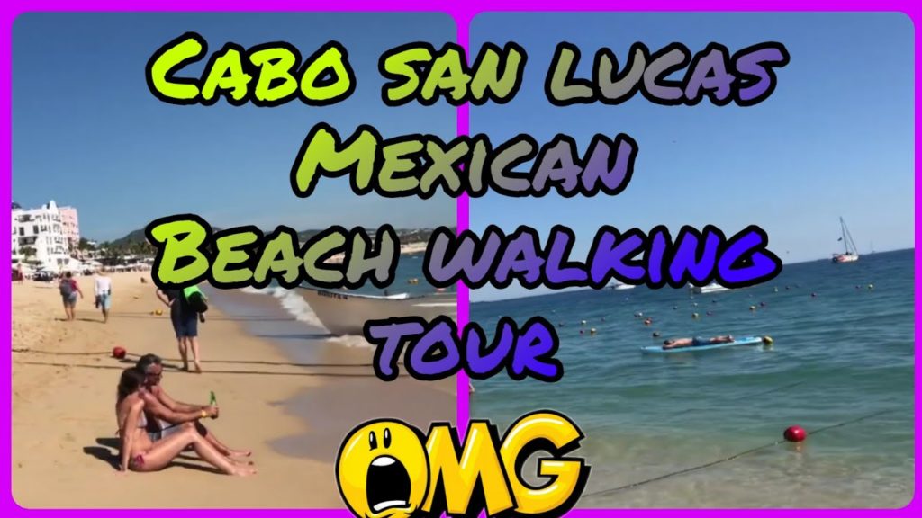 Beach walk / Cabo San Lucas Beach Walking Tour - MEDANO BEACH(720P_HD) / Mft Walker