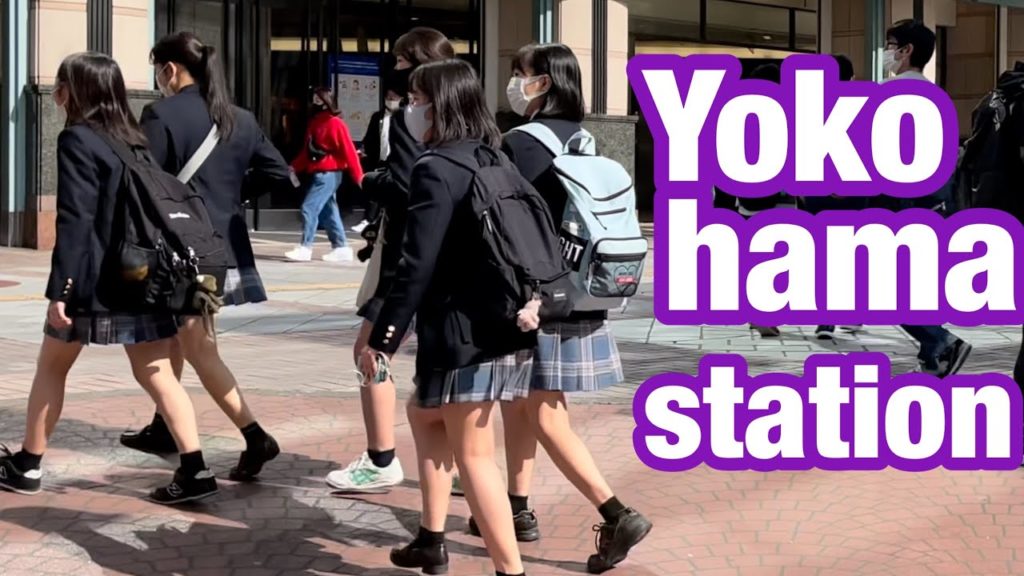 [JAPAN/Yokohama]Around Yokohama Station walking scenery