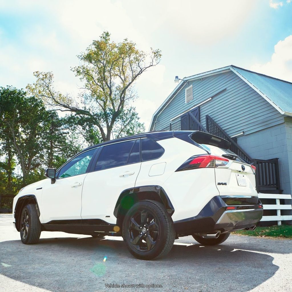 Got the horses in the back. #RAV4 #Hybrid #LetsGoPlaces...