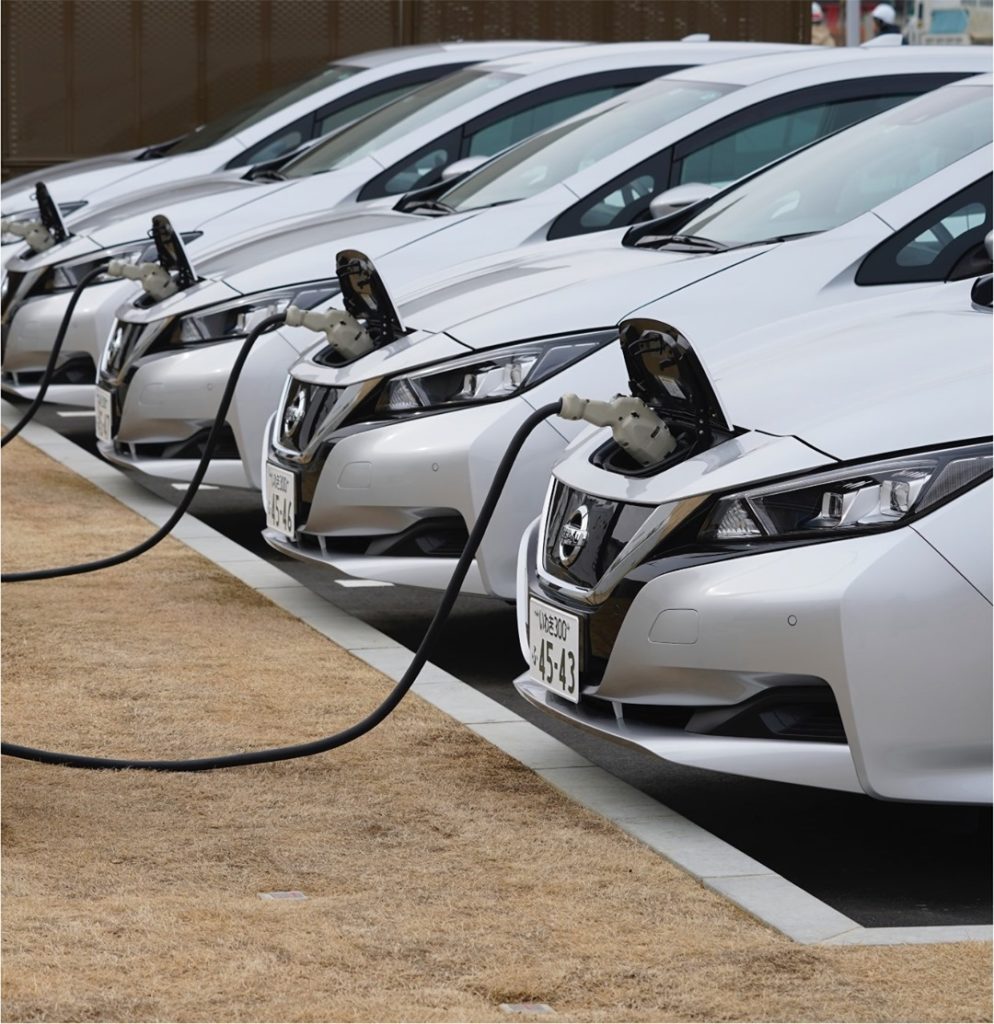 What’s better than a #NissanLEAF? Four more Nissan LEAFs! #NissanIntelligentMobi...