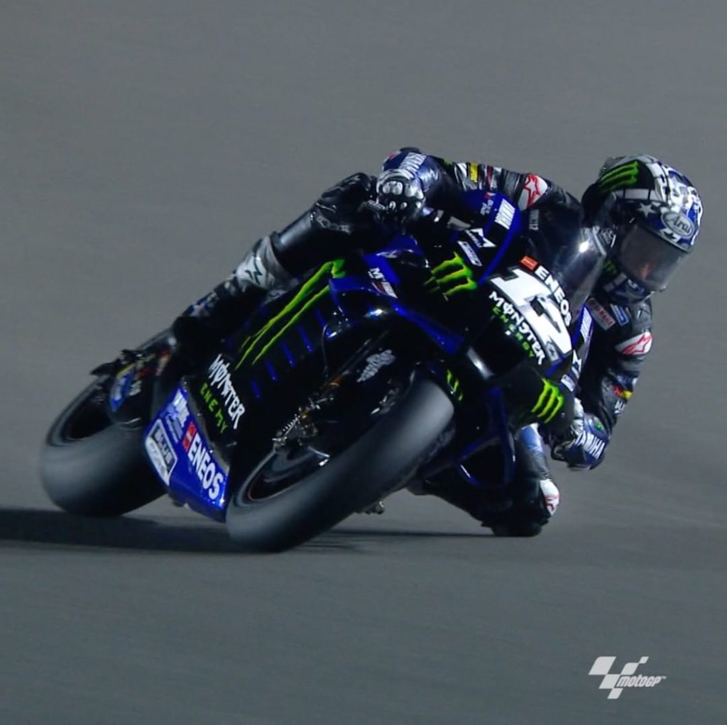 It's all systems go for @maverick12official  The @motogp race starts at 20:00 ...