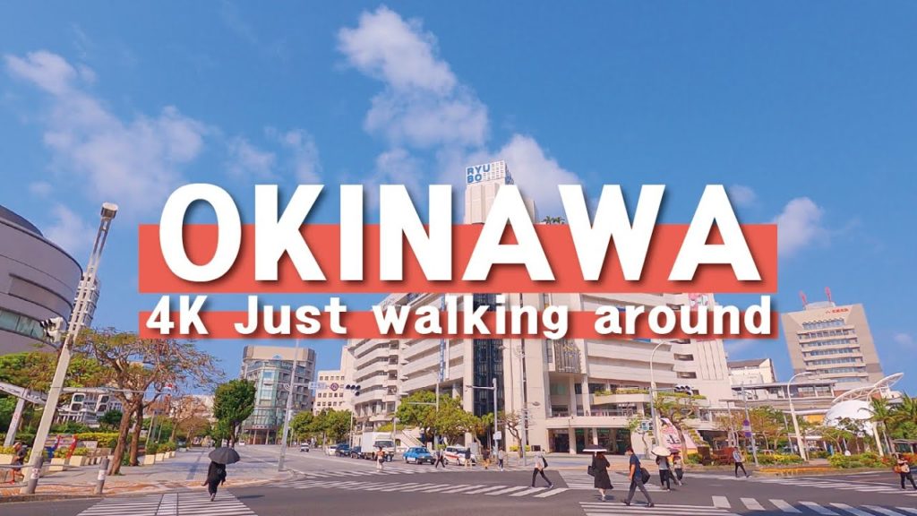 [4K 30fps] Just walking on the Kokusai Street in Okinawa on a sunny day | 오키나와 국제거리 산책 | 沖縄国際通り散歩