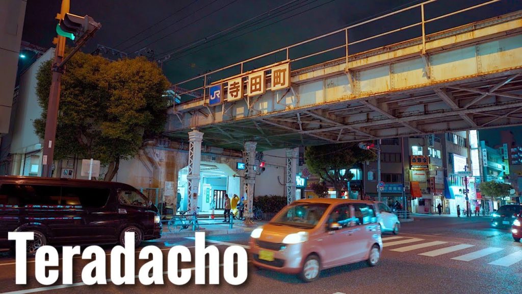 寺田町を散策 Sony A7C Osaka Night Walk - Teradacho 4K Japan