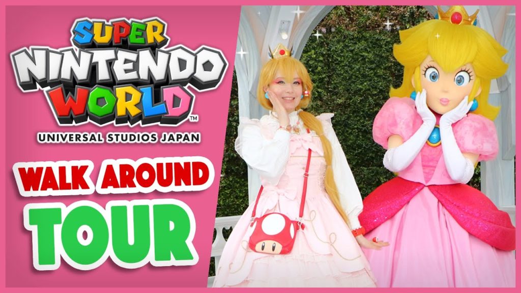 Walkthrough Super Nintendo World @ Universal Studios Japan | IRL Tour & Reaction