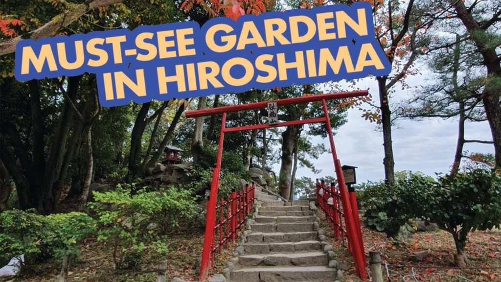 Shukkei-en and Hiroshima's Orizuru Tower