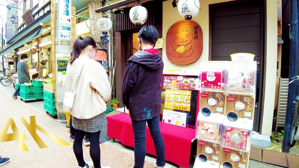 [Nippori walk in Tokyo] Popular Yanaka Ginza (4K ASMR non-stop 1 hour 02 minutes)