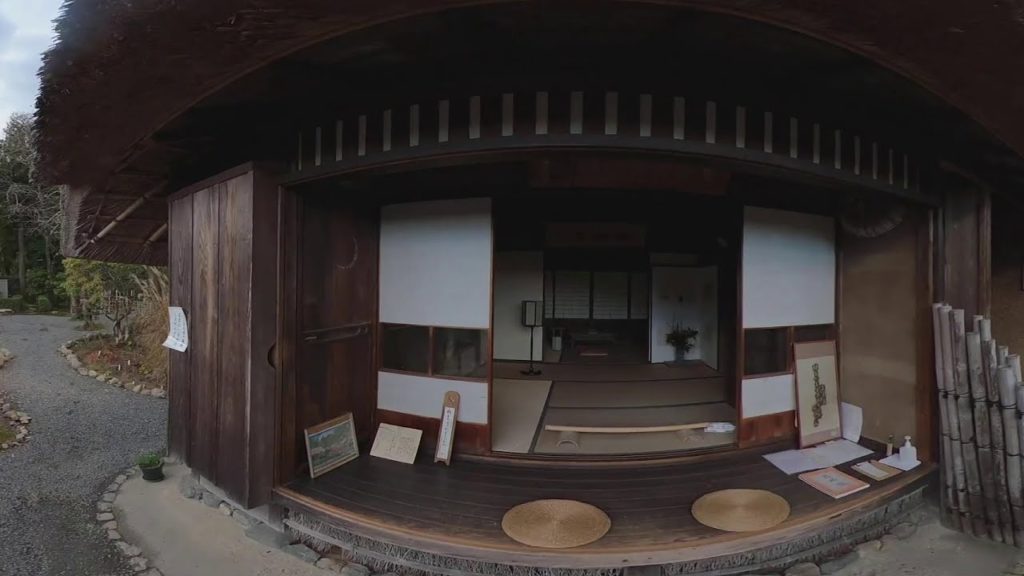 【4K 360° VR】Japan Walk | Kyoto Rakushisya(Thatched Hut) | also available without VR headset)