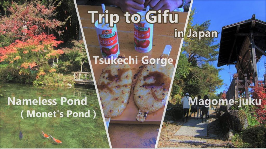 Trip to Gifu in Japan / Nameless pond ( Monet's Pond ) / Tsukechi Gorge / Magomejuku