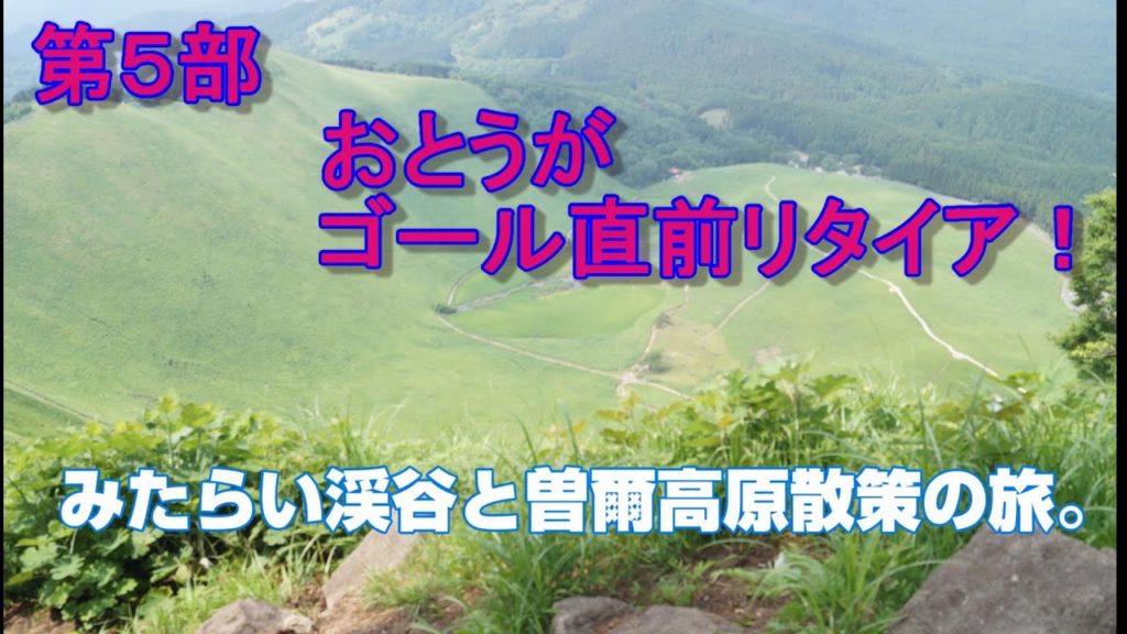 甲斐犬いち、みたらい渓谷と曽爾高原、車中泊の旅⑤ おとうに悲劇が! 甲斐犬いち、みたらい渓谷と曽爾高原、車中泊の旅⑤ おとうに悲劇が!