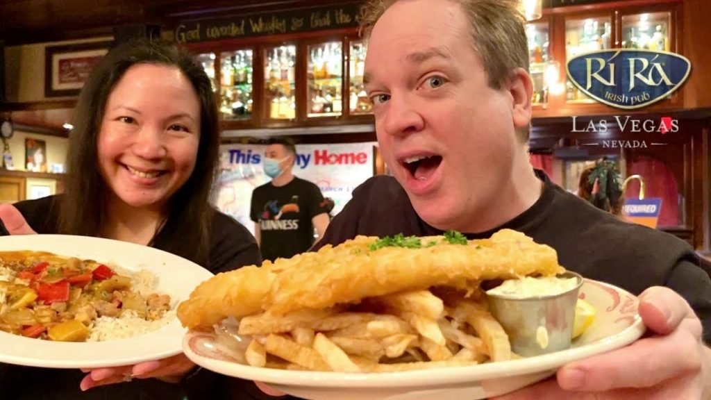 Mandalay Bay Ri Ra Irish Pub Las Vegas – HUGE Fish and Chips! Mandalay Bay Ri Ra Irish Pub Las Vegas - HUGE Fish and Chips!