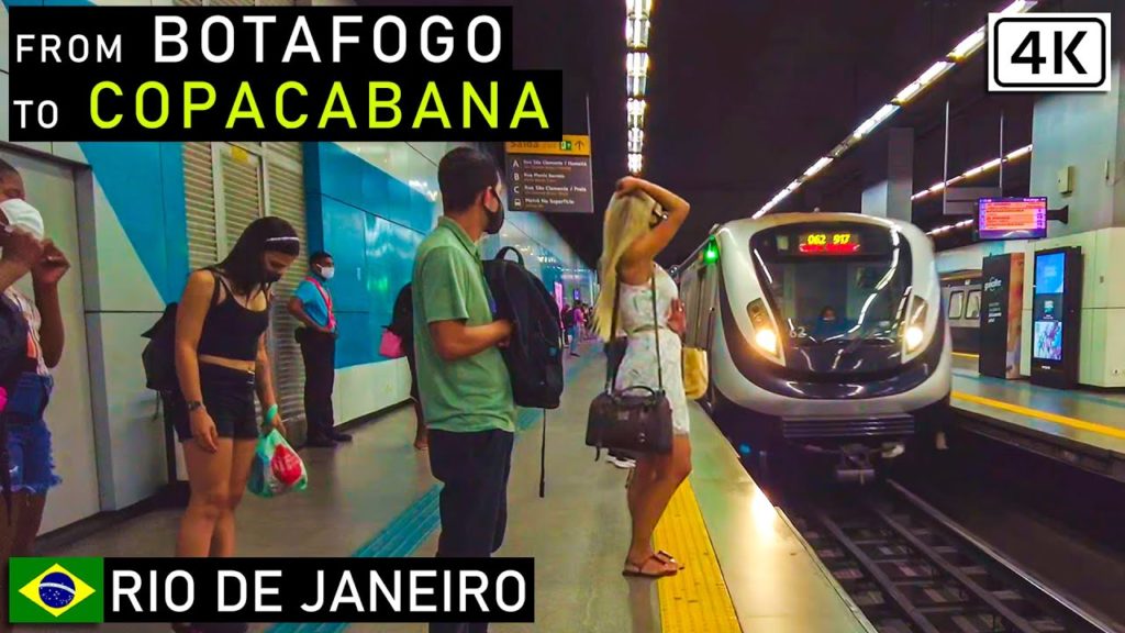 Walking, by Subway to Copacabana from Botafogo π§π· Rio de Janeiro, Brazil |γ4Kγ2021 Walking, by Subway to Copacabana from Botafogo π§π· Rio de Janeiro, Brazil |γ4Kγ2021