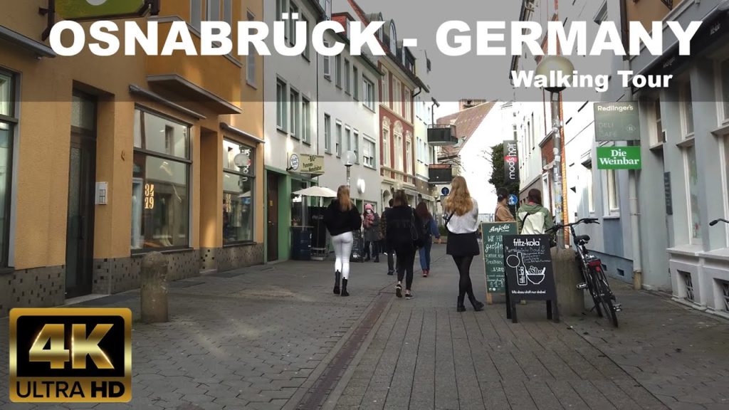 🇩🇪  OSNABRÜCK GERMANY Walking Tour   4K UHD