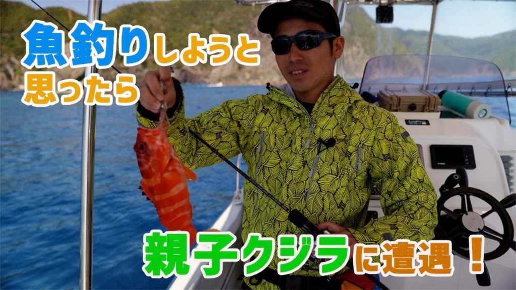 奄美大島の海で魚釣り対決しようと思ったら親子クジラに遭遇！！！