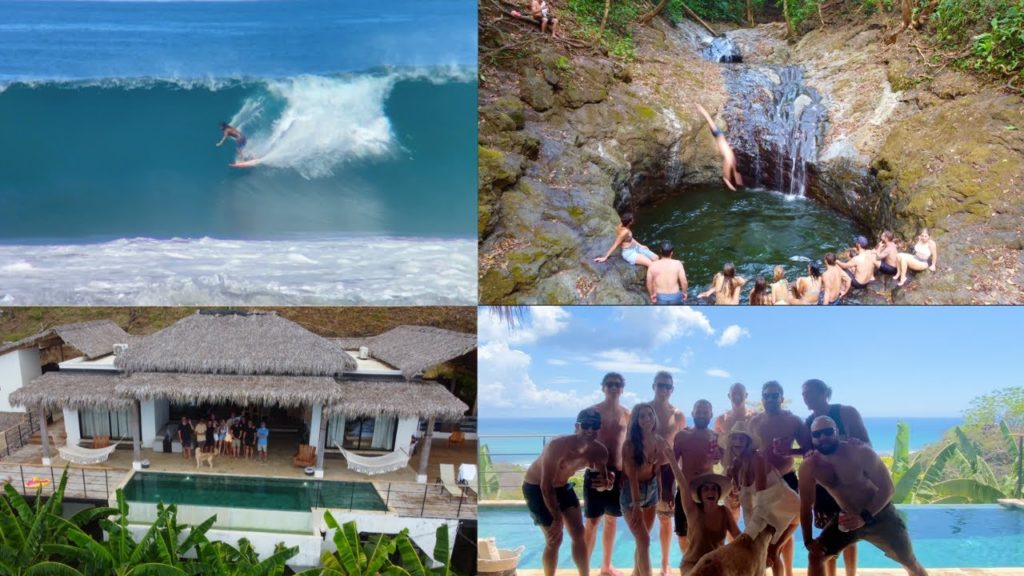 Santa Teresa Surf Trip 🌊🌴 Doing Gainers Off Waterfalls  + Staying in the Most Amazing Villa 😍
