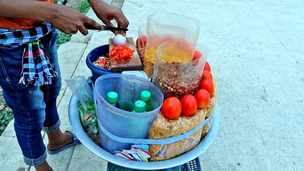 Masala Chanachur Makha | Bangladeshi Street Food Masala Chanachur Makha | Bangladeshi Street Food