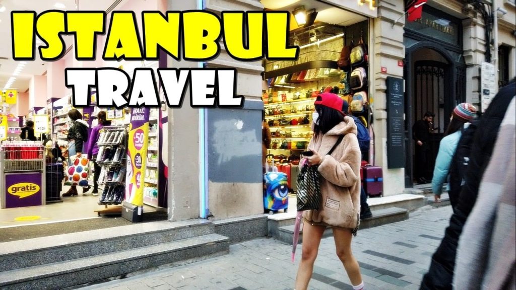 Walking in istanbul istiklal caddesi taksim tour travel guide 2021