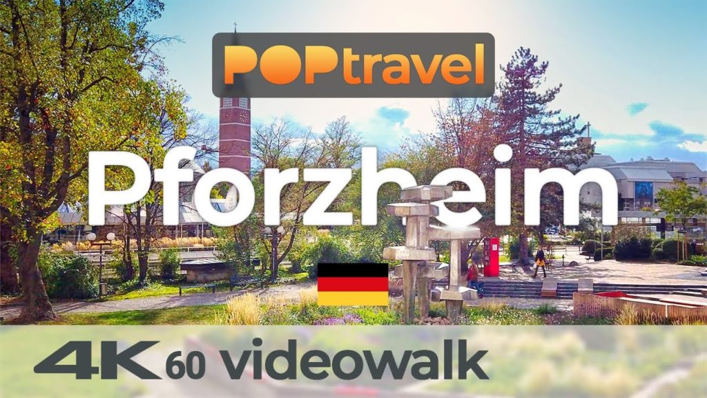 Walking in PFORZHEIM / Germany 🇩🇪- 4K 60fps (UHD)