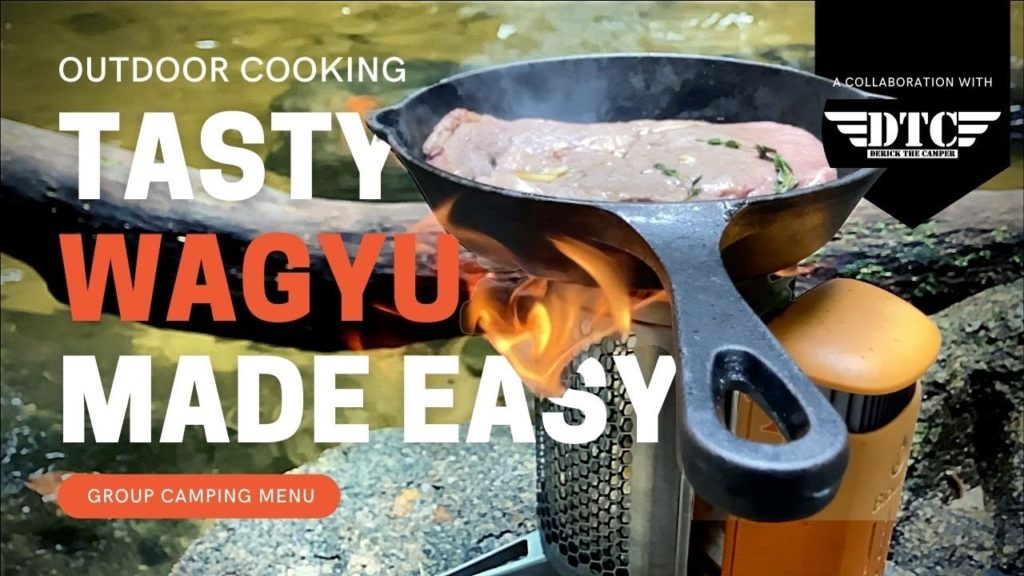 This is how we cooked Wagyu at Pisang Waterfall