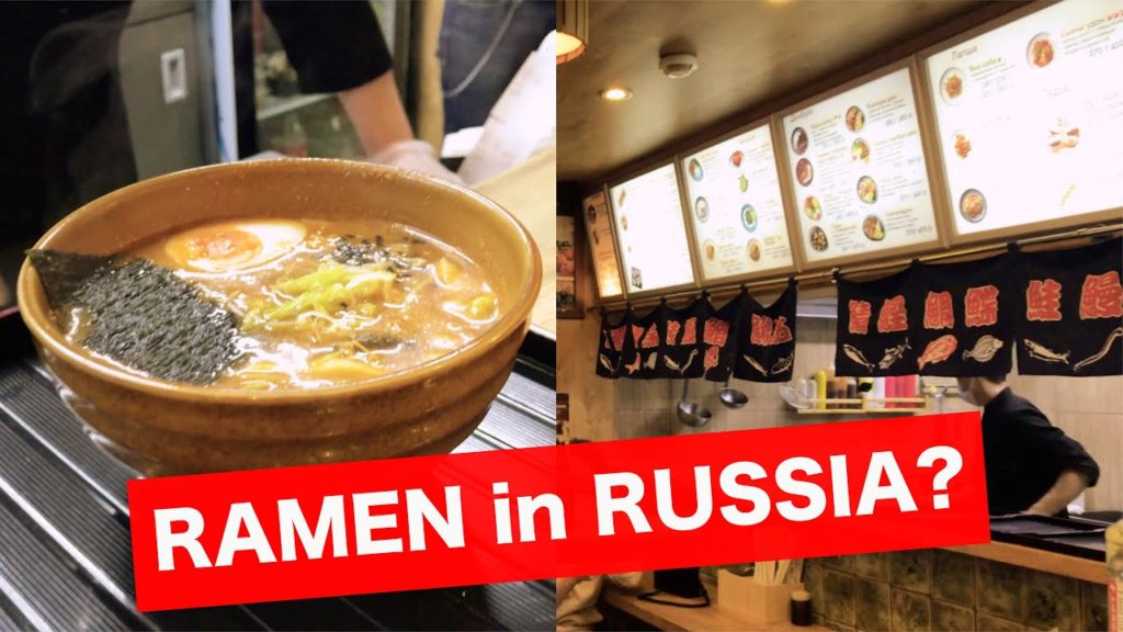 AUTHENTIC Japanese Ramen ラーメン in Moscow, Russia? Is that even possible? | Russia Travel Vlog #モスクワ