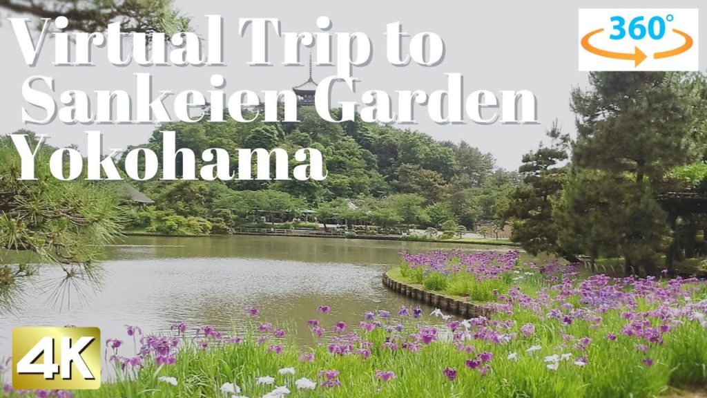 【4K 360°】"Sankeien Garden" Yokohama Japan Walking Tour
