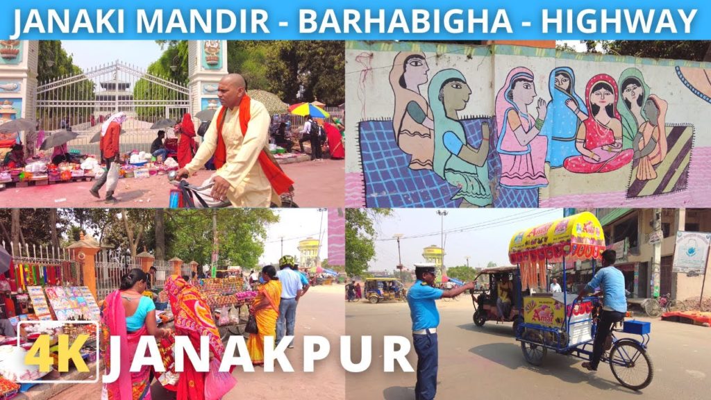 Bright Sunny Day in JANAKPUR 2021-4K Walking Tour in Nepal🇳🇵 -DJI Pocket 2(4k60FPS)
