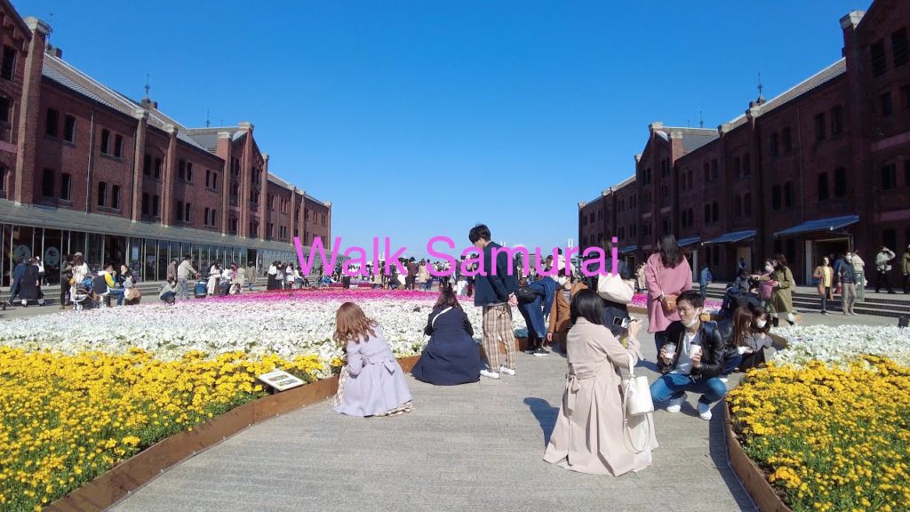 【4K】みなとみらいから赤レンガ倉庫 山下公園まで散歩 Walk on Akarengasoko-YamashitaPark in Yokohama【2021】