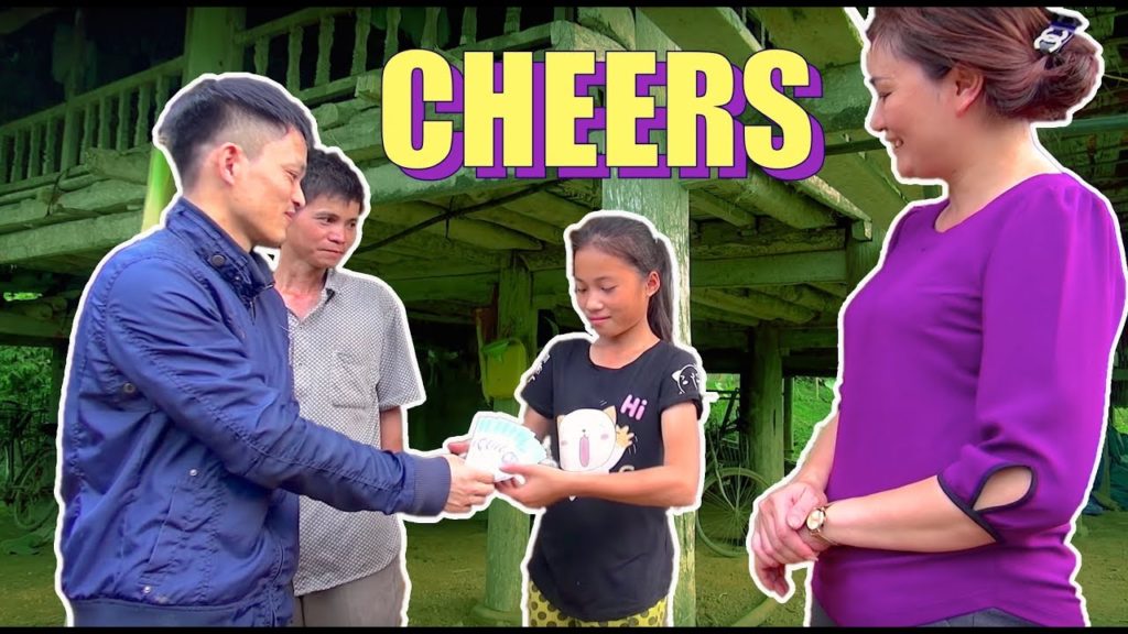 I visit a wooden house. Vietnam.